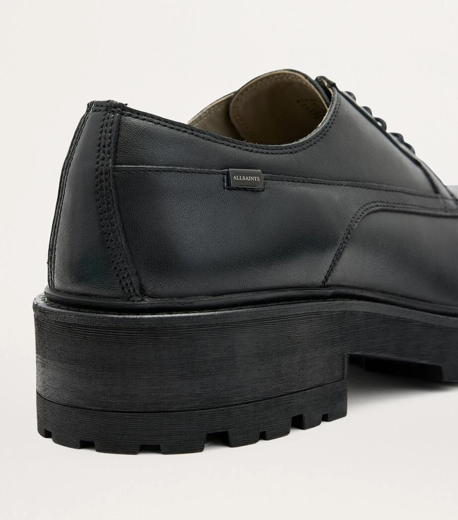 ALL SAINTS Leather Hank Derby Shoes 6