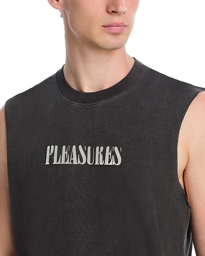 Pleasures Sleeveless Graphic Logo Tee 4