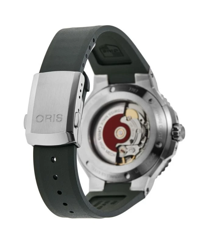 Oris Oris Aquis Date Automatic 41.5 mm Green Dial Rubber Strap Men's Watch 01 733 7787 4157-07 4 22 37FC 4