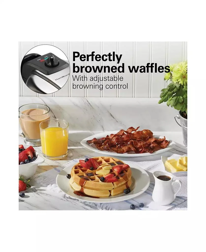 Hamilton Beach Durathon Removable-Grid Belgian Waffle Maker - 26133 5