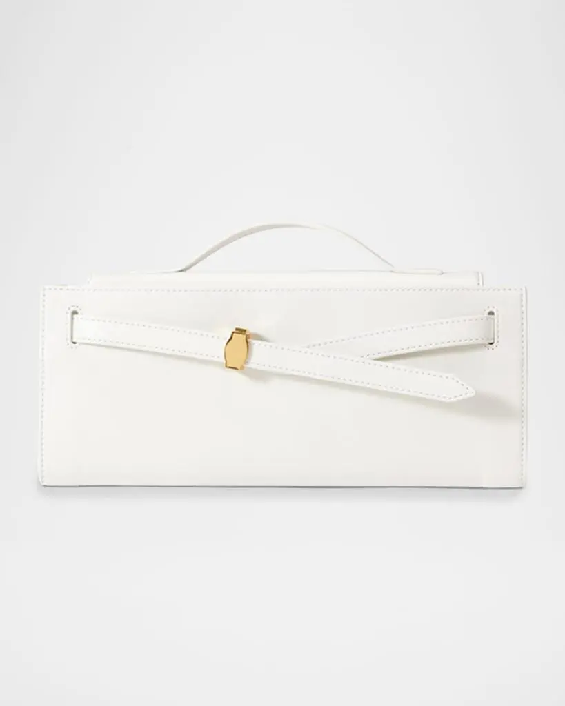 VERONICA BEARD Dash Belted Leather Top-Handle Bag