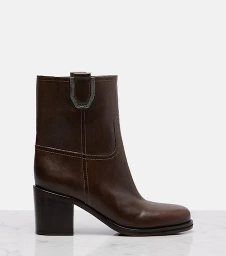 Brunello Cucinelli Leather ankle boots 4