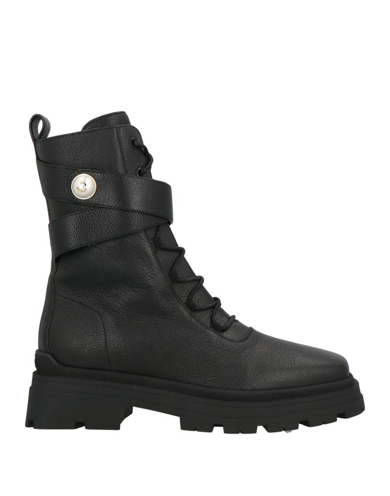 JIMMY CHOO★ Alizze 65 スエードブーツ ALIZZE KB 85 | Black Smooth Leather Knee-High Boots | Autumn