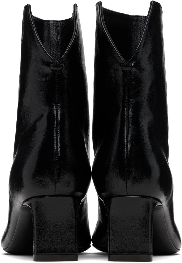 Khaite Black Ona Ankle Boots 2