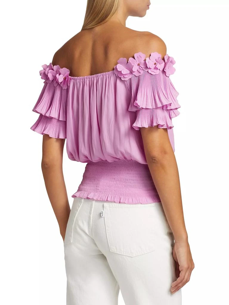 Ramy Brook Braelynn Off-The-Shoulder Appliqué Top 5