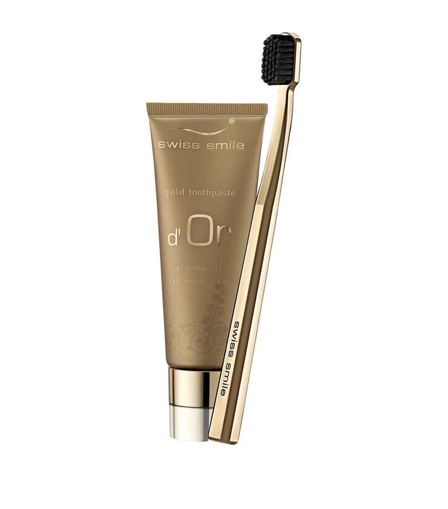 Curaden D'Or Toothpaste and Toothbrush 3