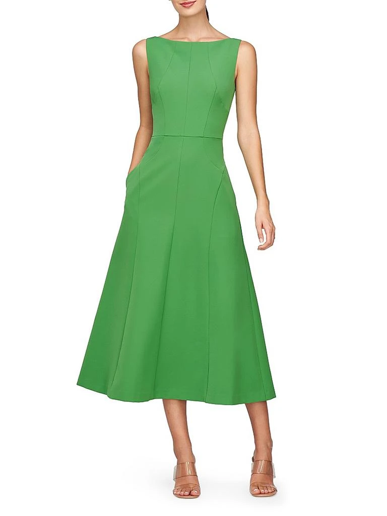 kay unger green dress Regina Tea Length Dress – Kay Unger main image 0