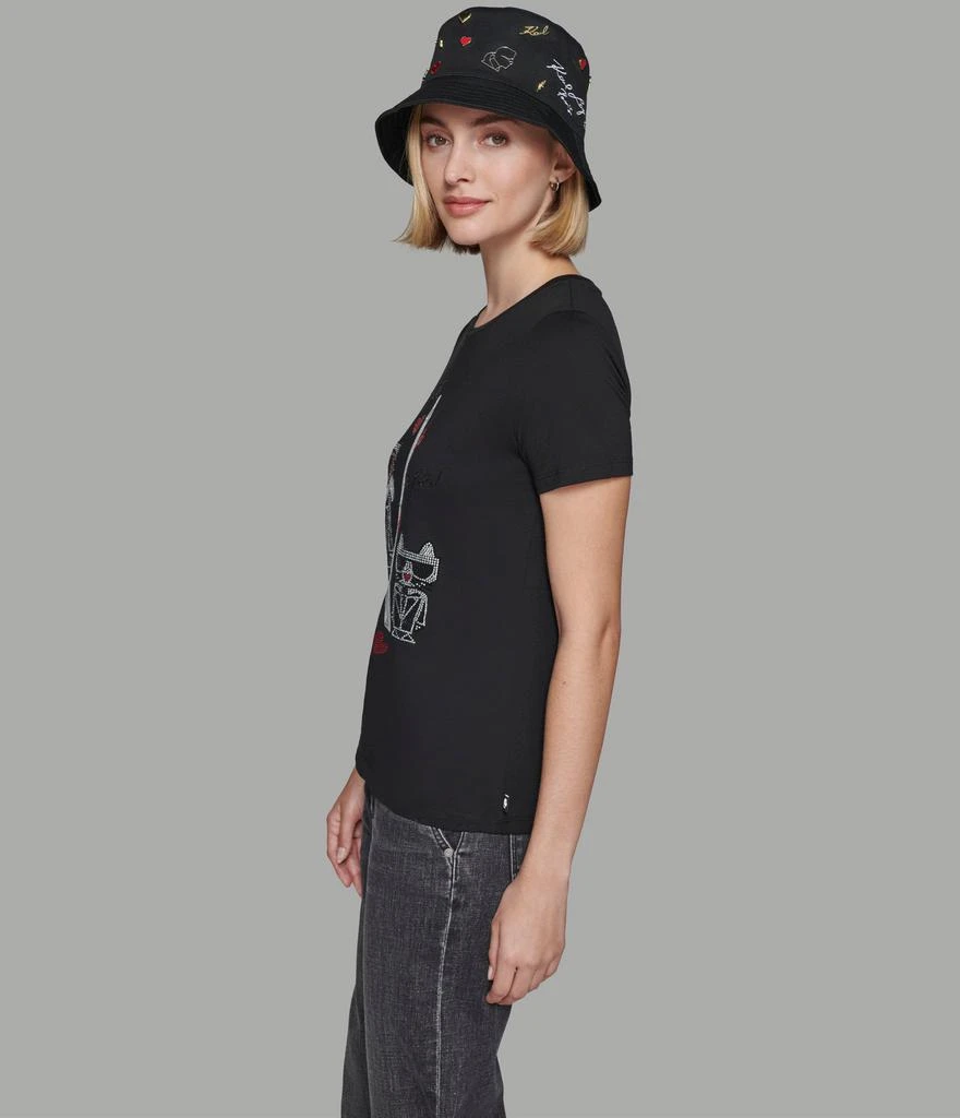 Karl Lagerfeld Paris KARL SEQUIN EIFFEL TOWER TEE 3