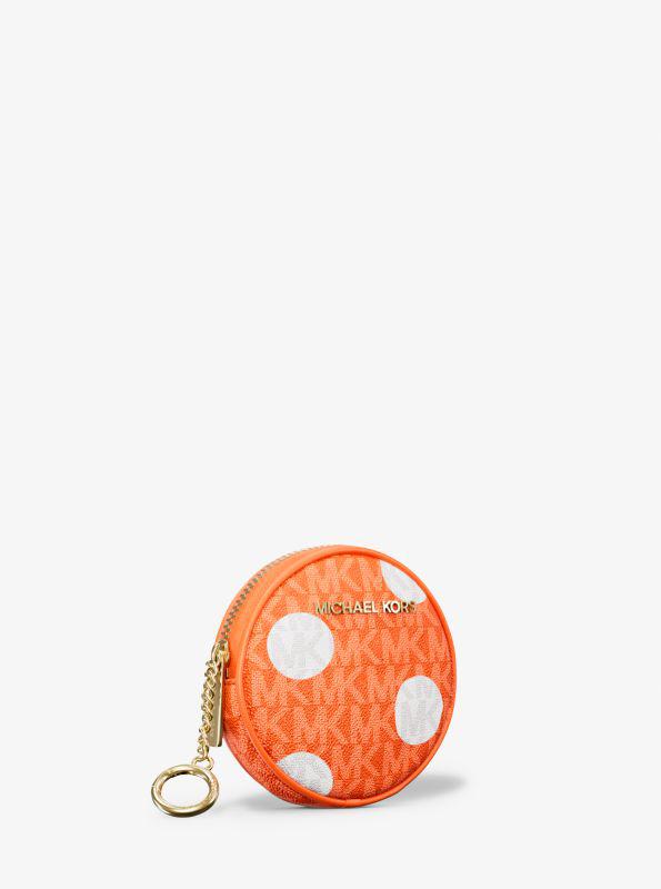 Michael Kors Jet Set Small Polka Dot Signature Logo Coin Pouch
