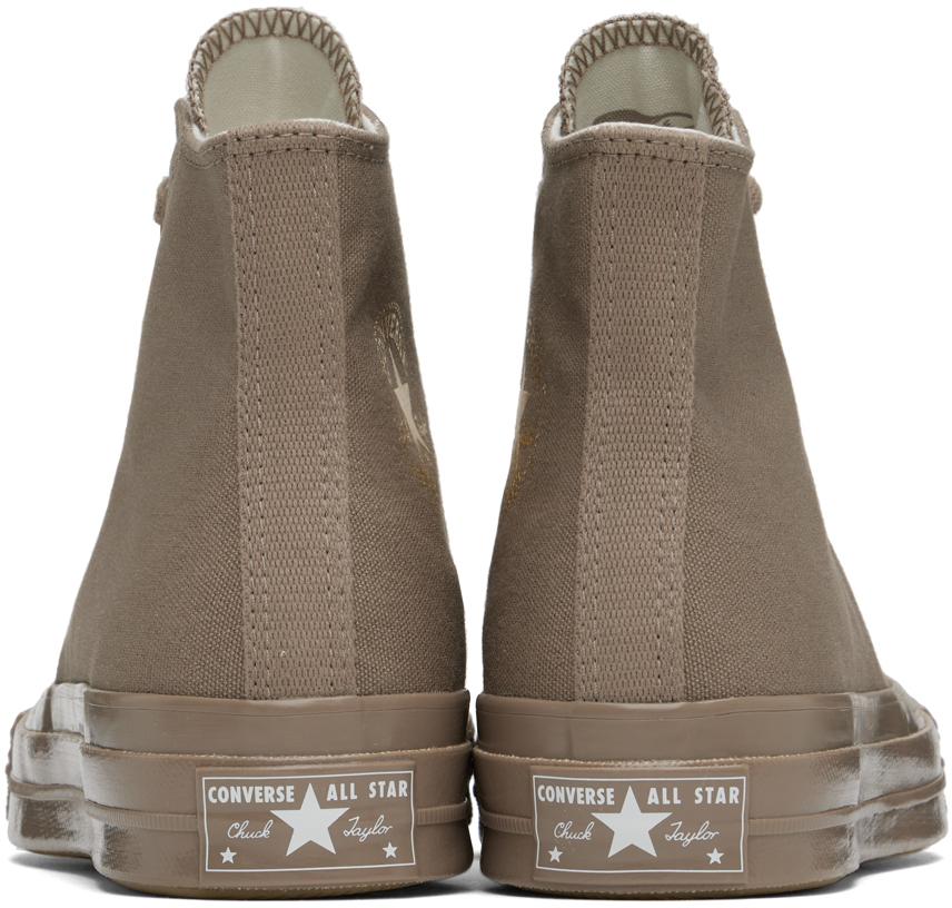 Converse Taupe Chuck 70 Monochrome Sneakers