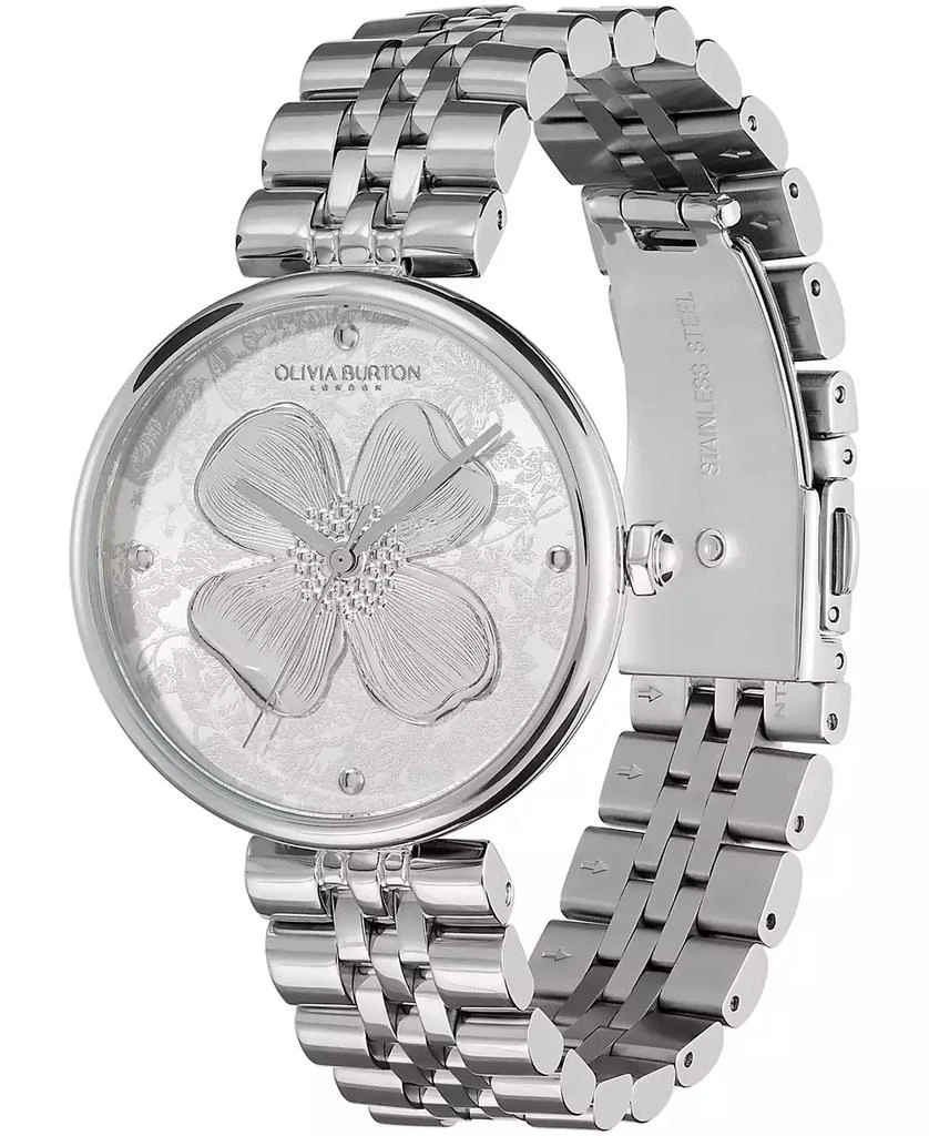 Olivia Burton Women's Dogwood Carnation Stainless Steel Watch 36mm 2