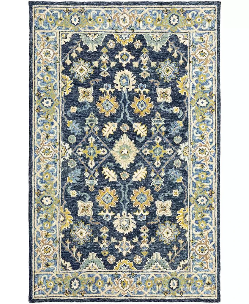 Oriental Weavers Alfresco 28405 Navy 5' x 8' Area Rug 1