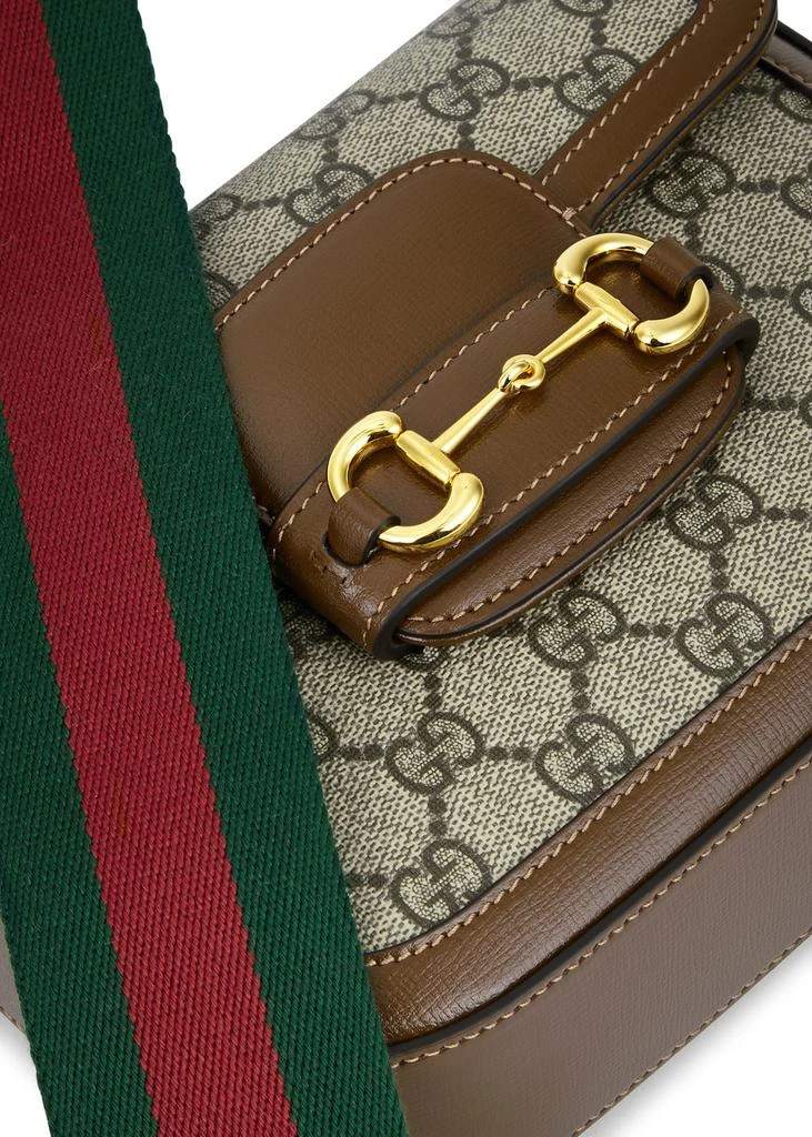 Gucci Horsebit 1955 mini monogrammed saddle bag 3
