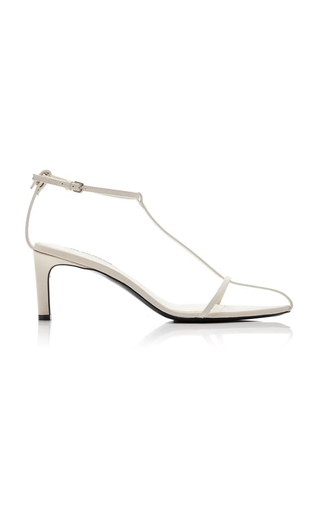 Jil Sander Jil Sander - Leather Sandals - White - IT 39 - Moda Operandi 1