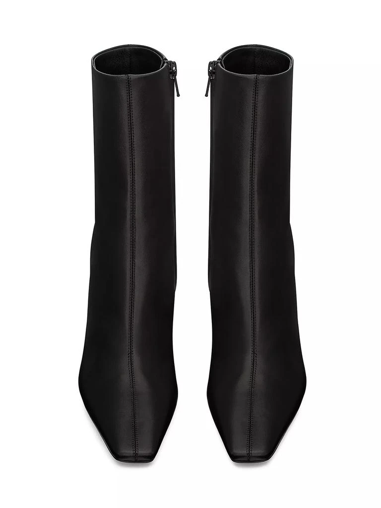 Yves Saint Laurent Jill Booties in Smooth Leather 3
