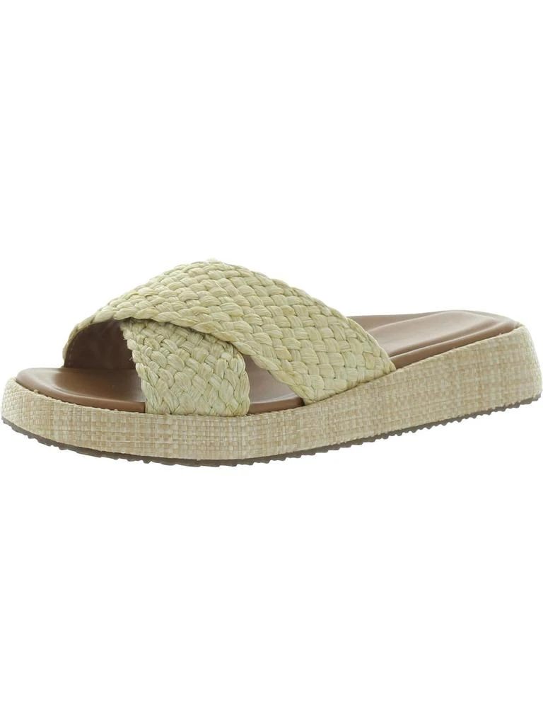 Me Too Linzi 12 Womens Woven Raffia Slide Sandals 1
