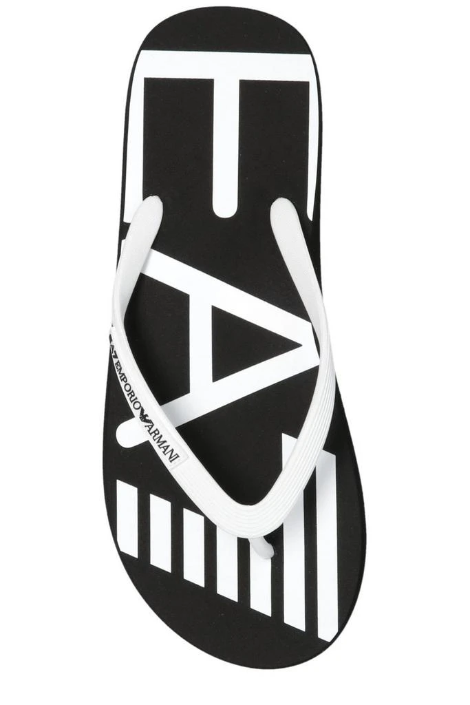 Emporio Armani Ea7 Emporio Armani Logo-Printed Slip-On Flip Flops 4