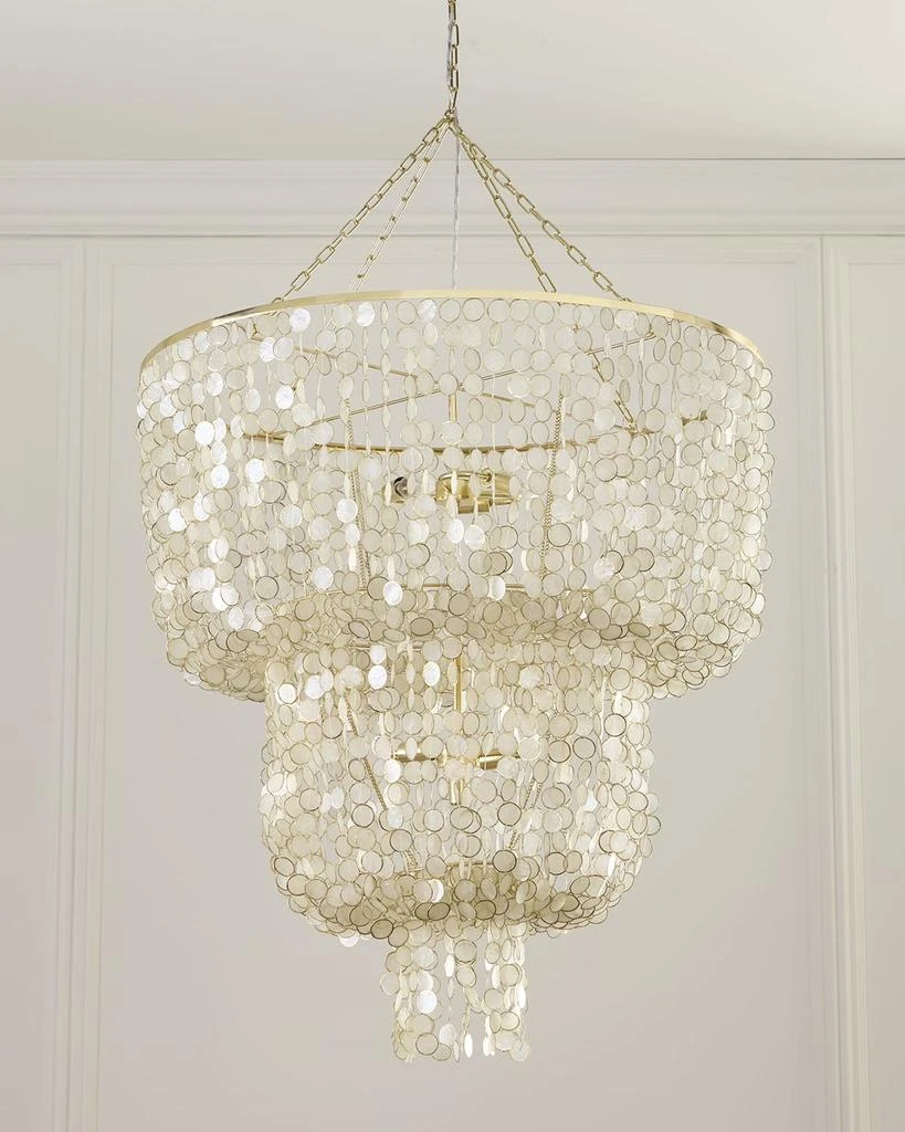 Neiman Marcus Simone 39" 4-Light Chandelier