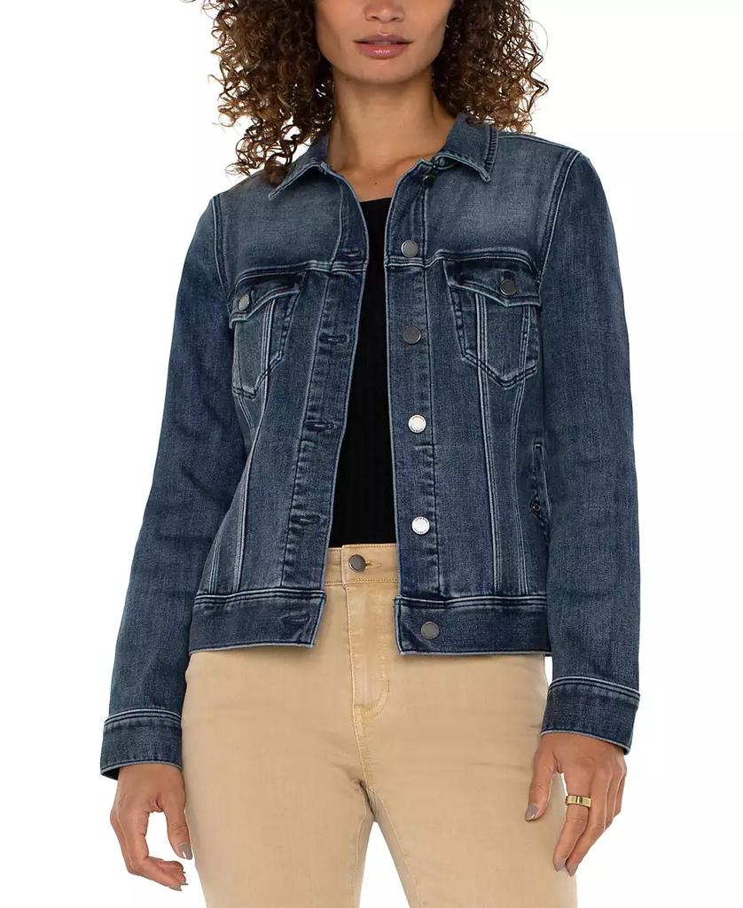 Liverpool Women's Stretch Denim Trucker Jacket