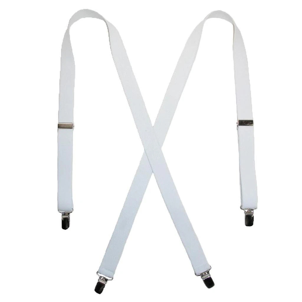CTM Women's Elastic Clip-End 1 Inch Basic Suspenders 3