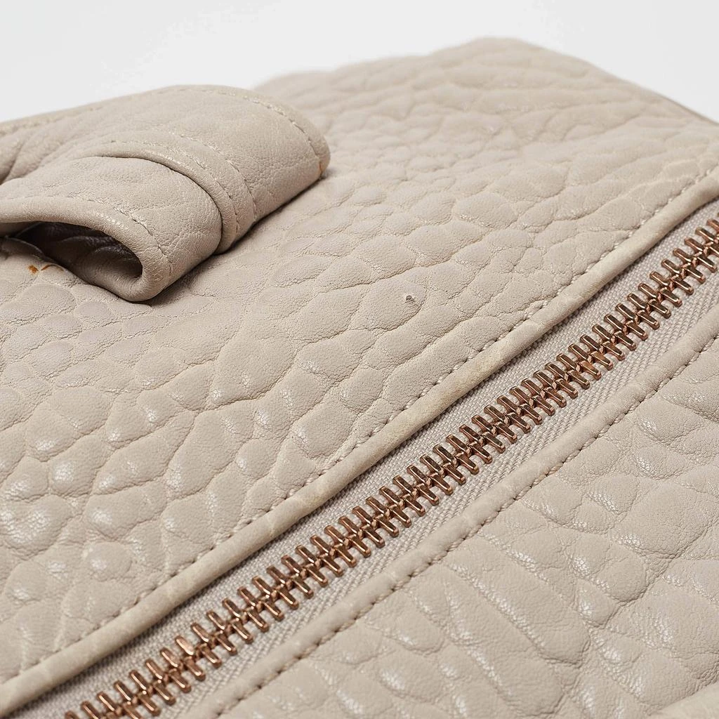 Alexander Wang Alexander Wang Light Grey Pebbled Leather Rocco Bag 6