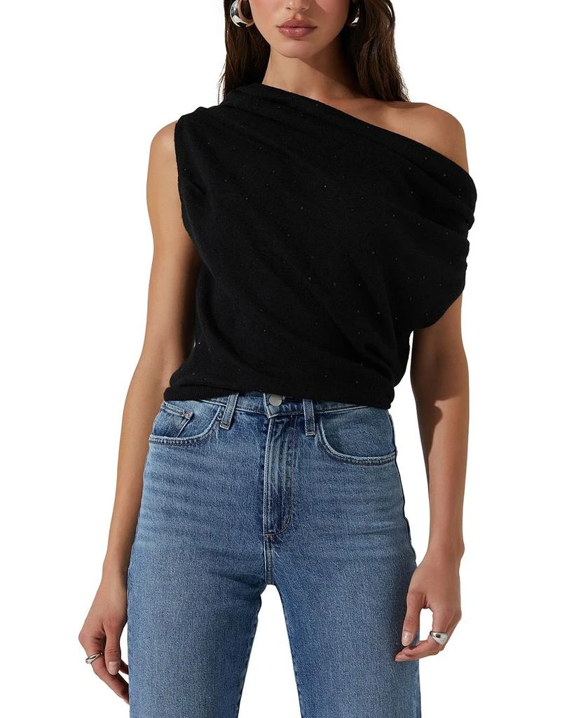ASTR Dezina One Shoulder Sweater 1