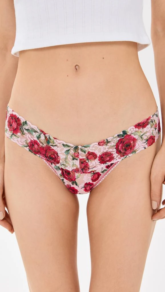 Hanky Panky Printed Signature Lace Low Rise Thong 1
