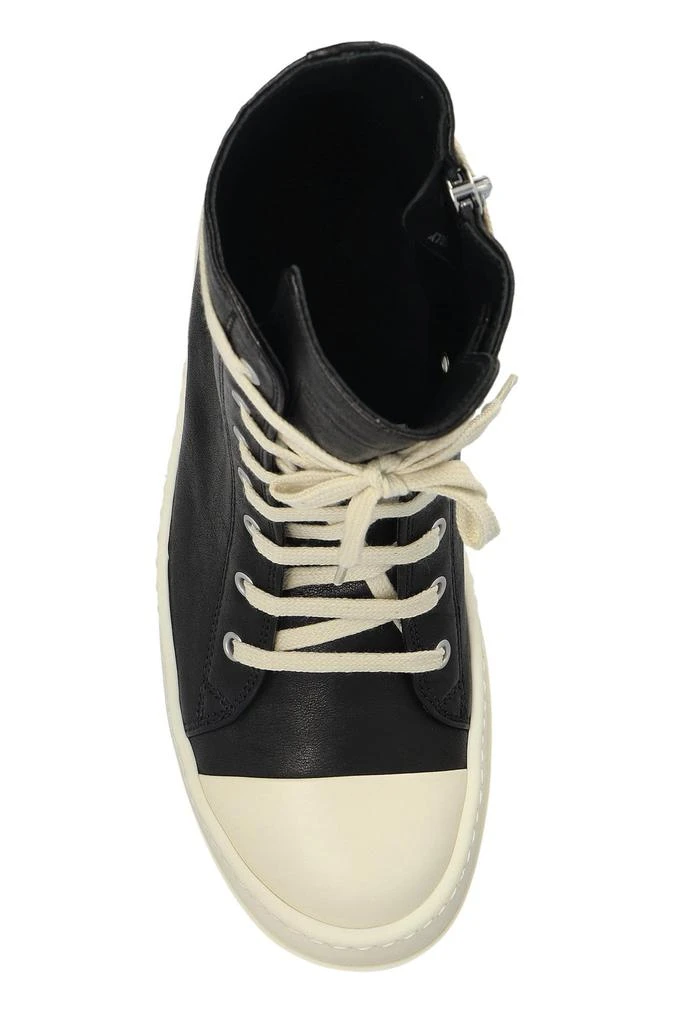 Rick Owens Rick Owens Hollywood Zipped Lace-Up Sneakers 4