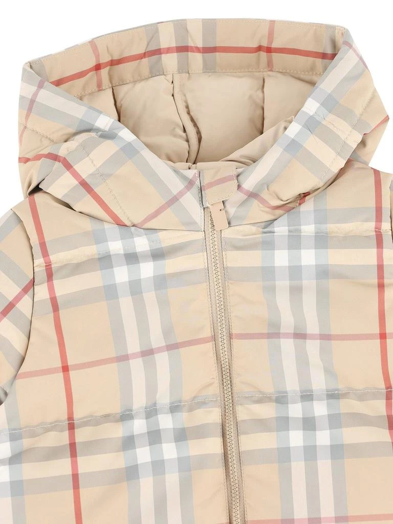 Burberry Burberry Kids Checked Hooded Padded Suit 3