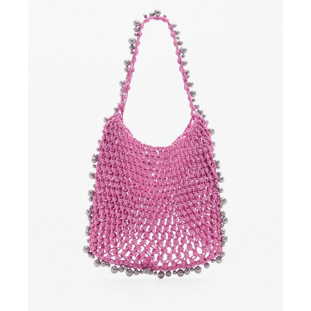 MANGO Women's Beaded Bag 1