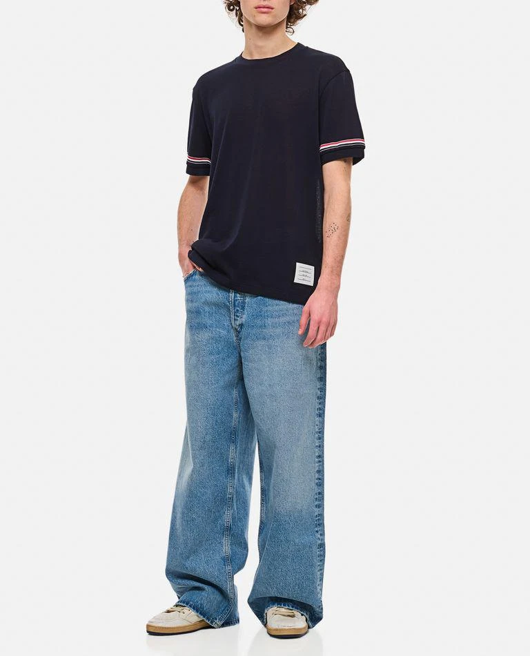 Thom Browne Ribbed Cuff T-shirt 2