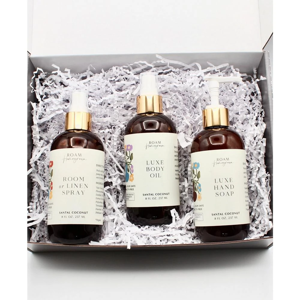 ROAM Homegrown 3 Pc Santal Coconut Bath Plus Body Gift Set 1