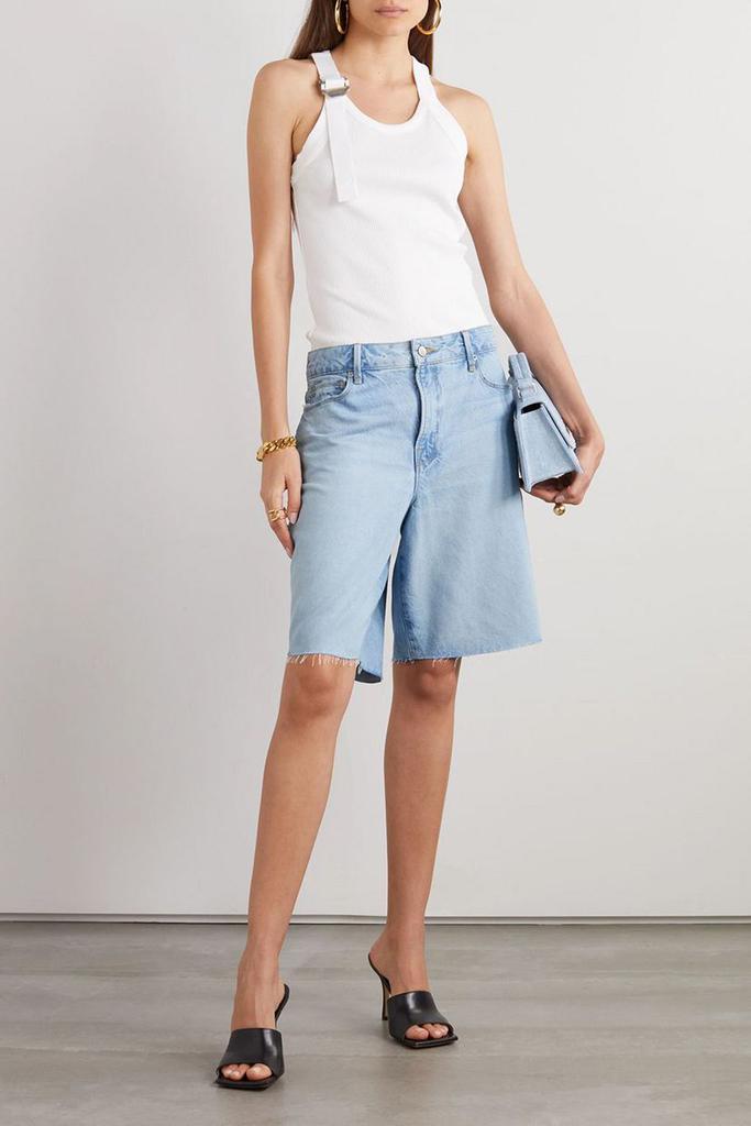 Good American Good '90s high-rise denim shorts