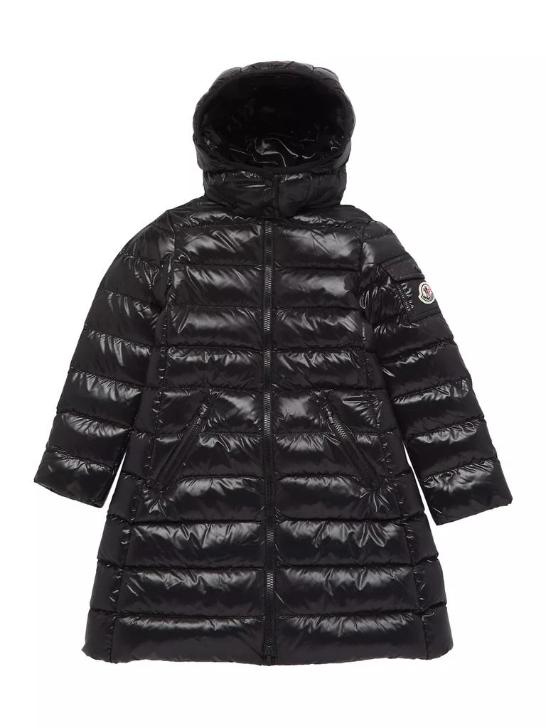 Moncler Little Girl's & Girl's Moka Long Down Coat 1