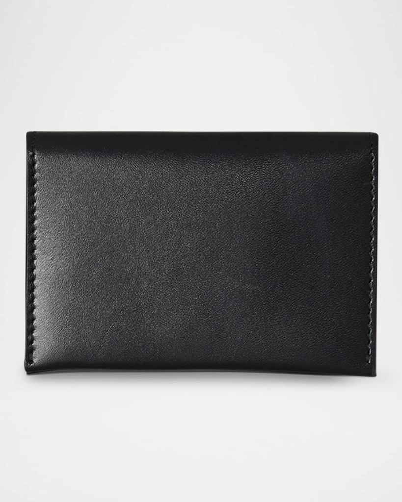 The Row Flap Card Holder in Box Calf Leather 1