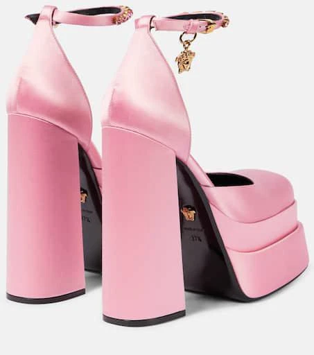Versace Medusa Aevitas satin platform pumps 3