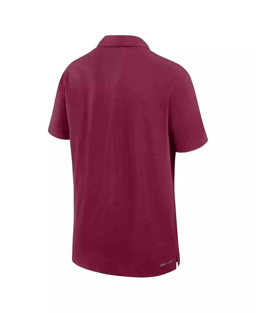 NIKE Men's Garnet Florida State Seminoles Sideline Woven Performance Polo 2