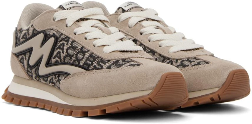 Marc Jacobs Beige 'The Monogram Jogger' Sneakers 4