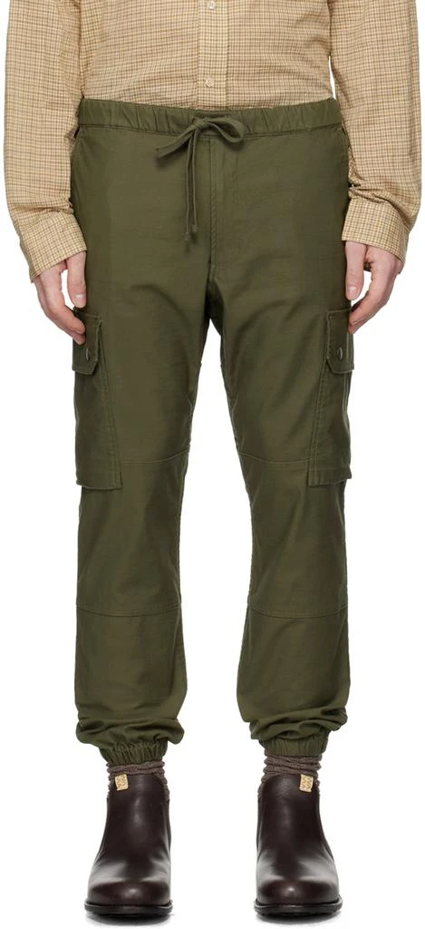 BEAMS PLUS Khaki Gym Cargo Pants 1