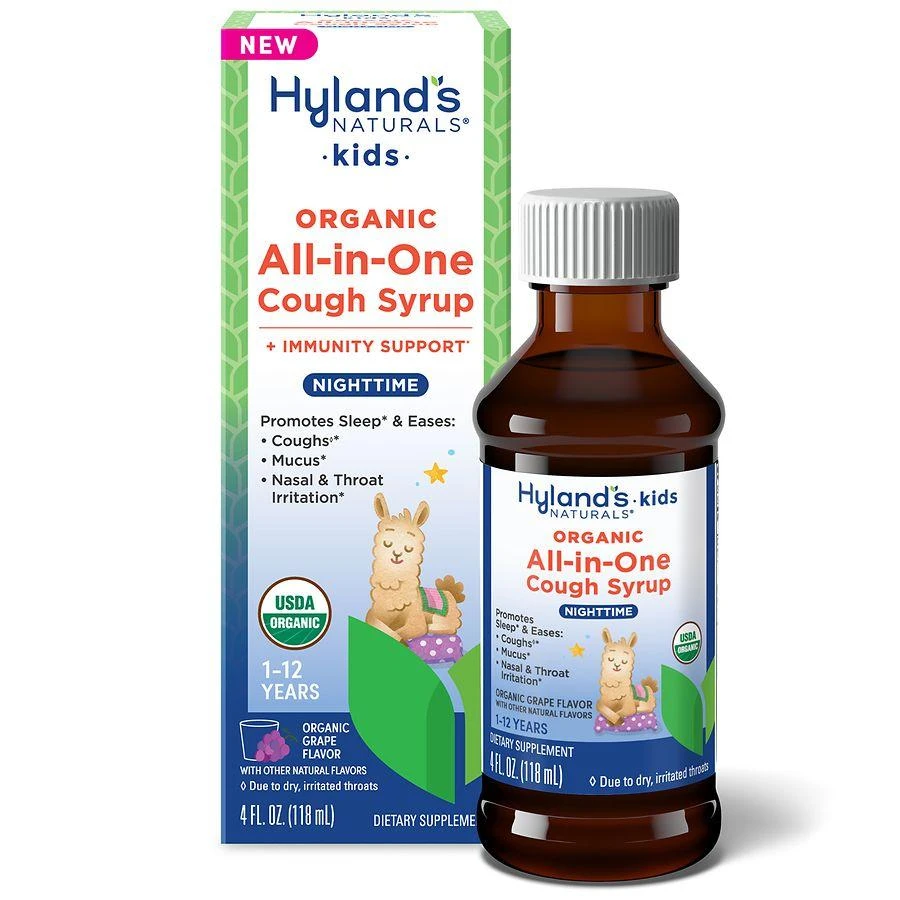 Hyland
s Naturals Kids Organic All-in-One Cough Nighttime 3