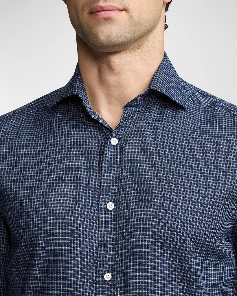 Ralph Lauren Men's Double-Tattersall Flannel Shirt 5