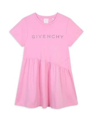 Givenchy Little Girl
s Logo Embellished T-Shirt Dress