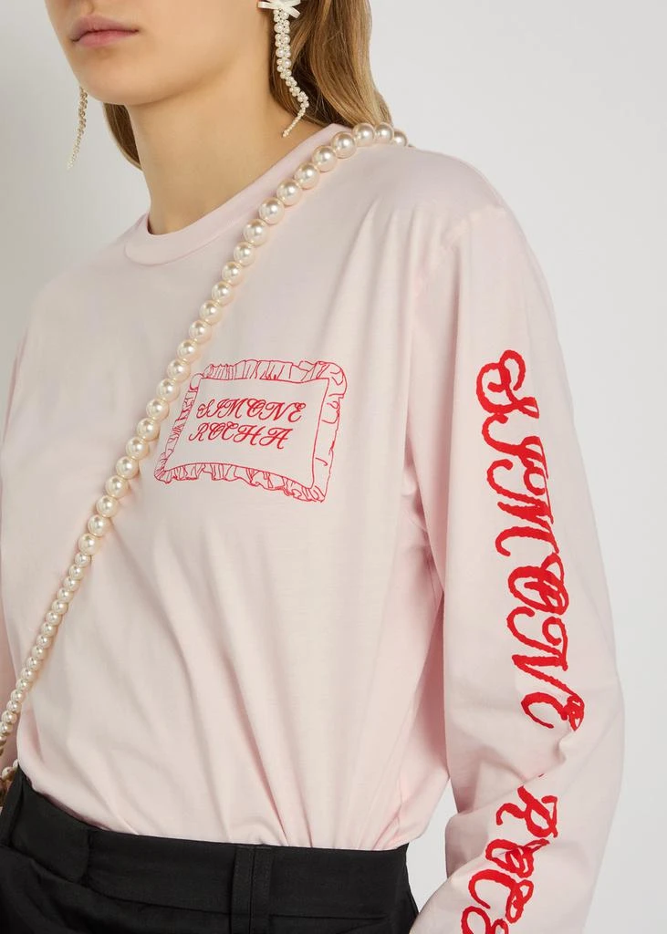 Simone Rocha Pillowcase printed cotton T-shirt 5