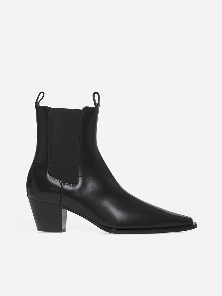 Totême The City leather Chelsea boots 1