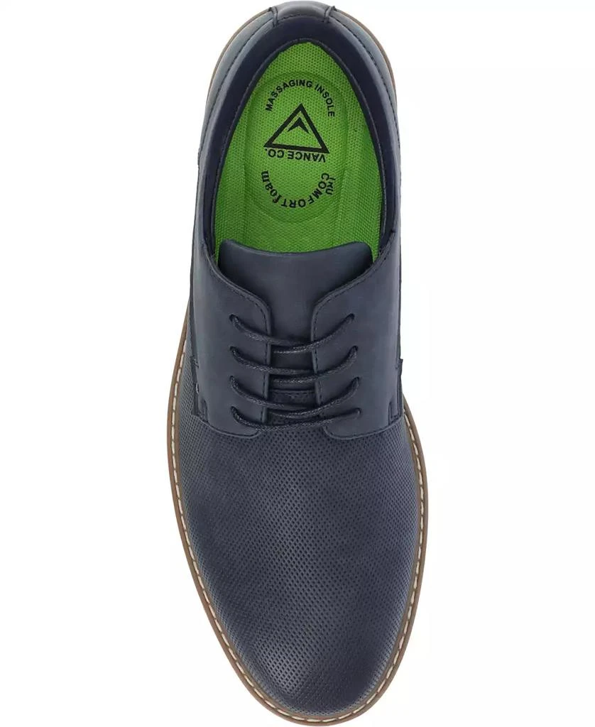 Vance Co. Men's Leon Tru Comfort Foam Lace-Up Casual Dress Shoes 4