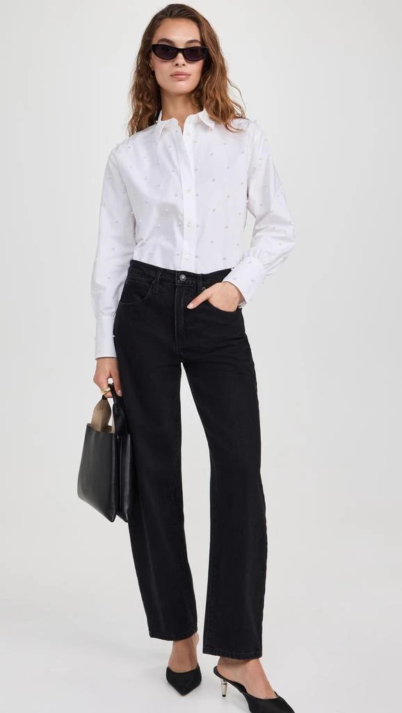 FRAME The Oversized Pearl Pocket Shirt 4