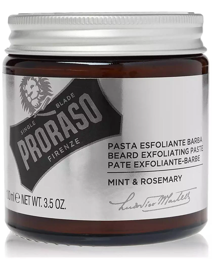 Proraso Exfoliating Beard Paste & Facial Scrub, 3.5 oz. 1