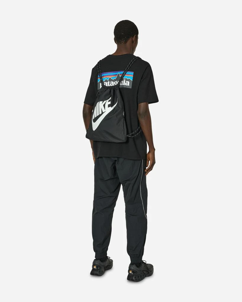 NIKE Heritage Drawstring Bag Black 6