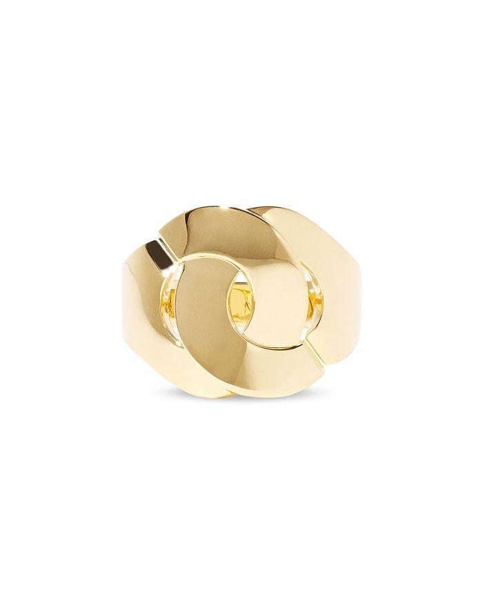 Dinh Van 18K Yellow Gold Menottes Dinh Van Polished Statement Ring