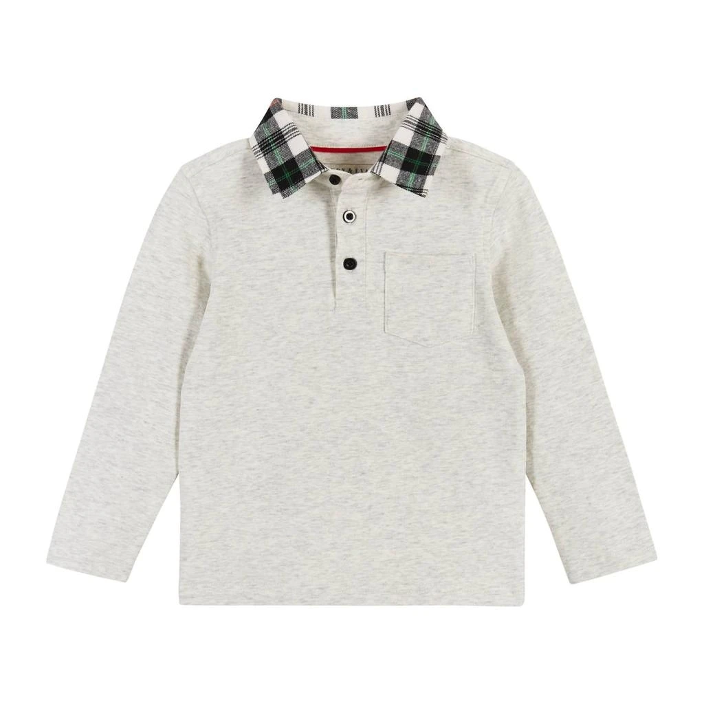 Andy & Evan Andy & Evan - Holiday Polo & Corduroy Pants Set 4